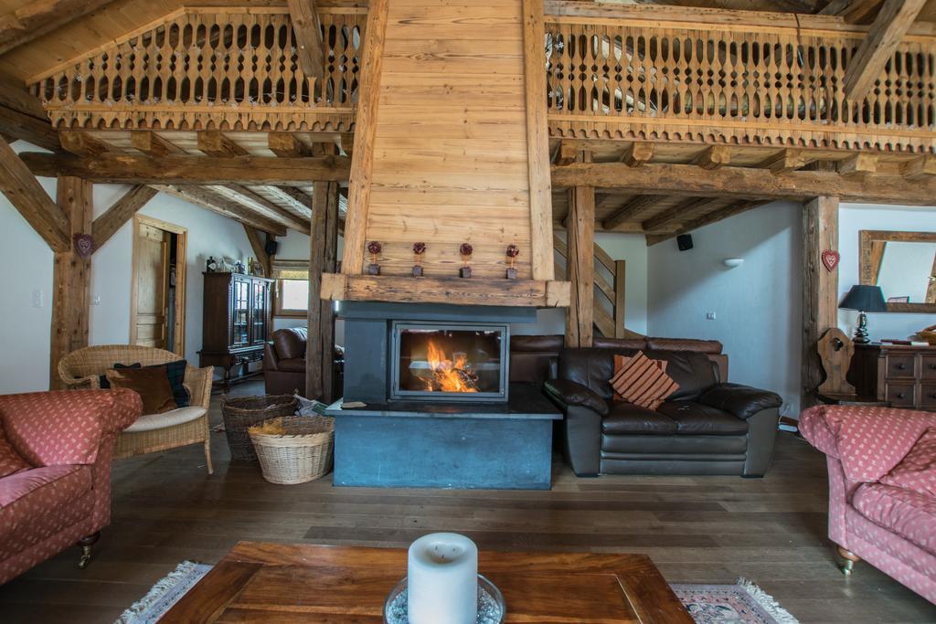 La Ferme du Château Abondance Exterior foto