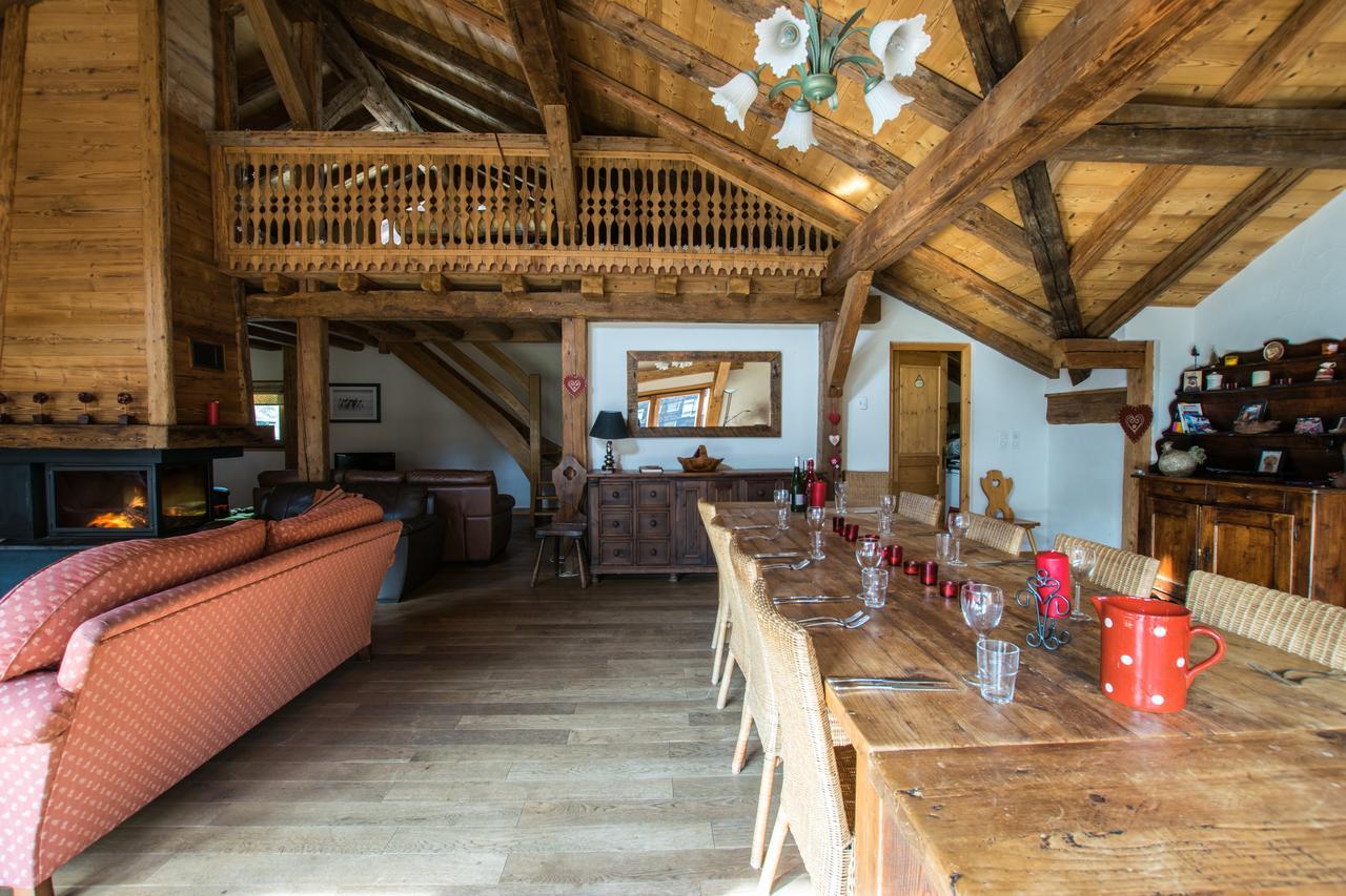 La Ferme du Château Abondance Exterior foto