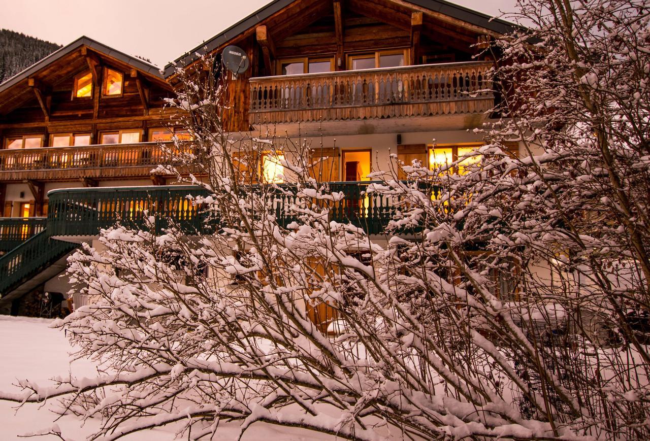 La Ferme du Château Abondance Exterior foto